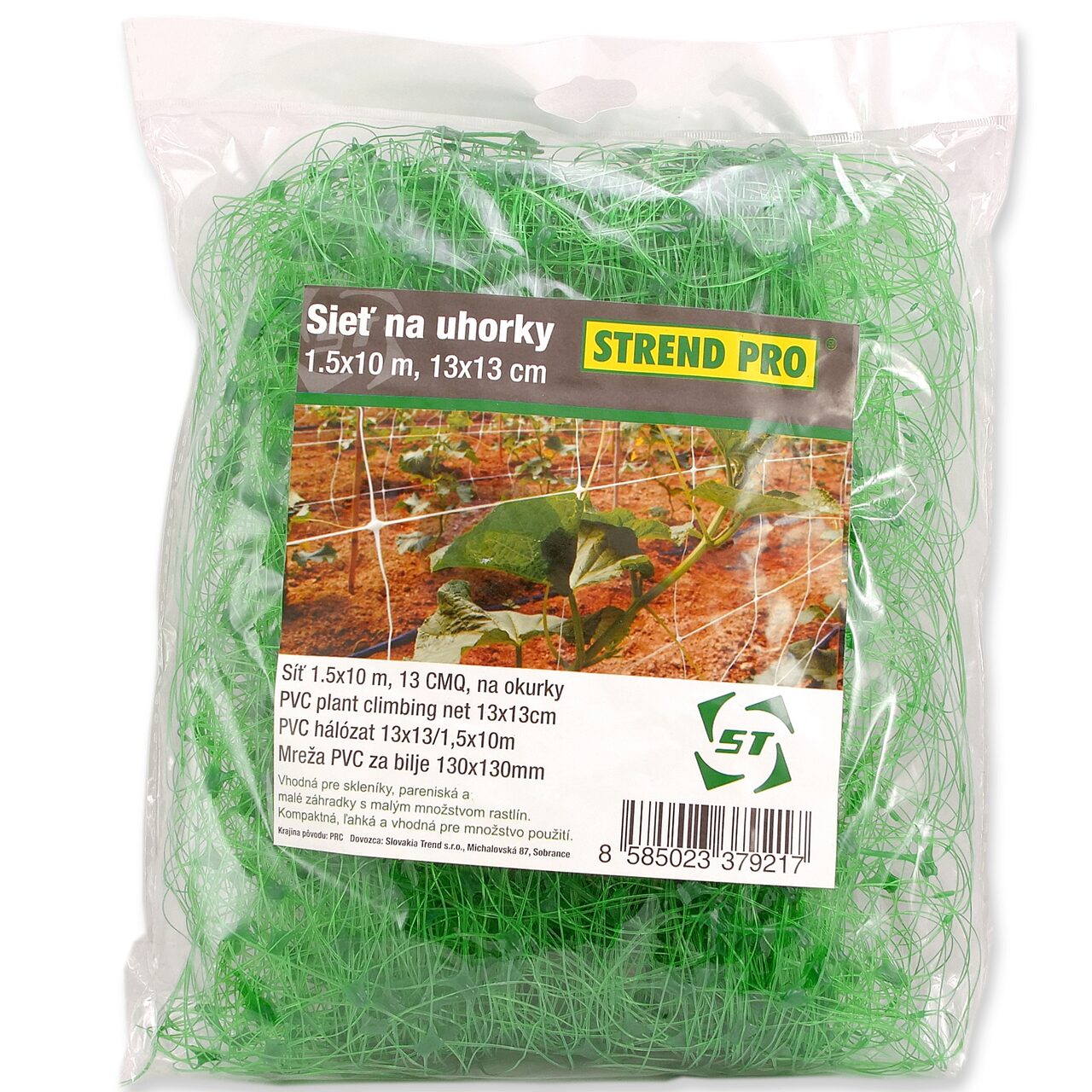 Plasa pvc, pentru urcarea plantelor in cultura castravetilor, 1.5x10 m