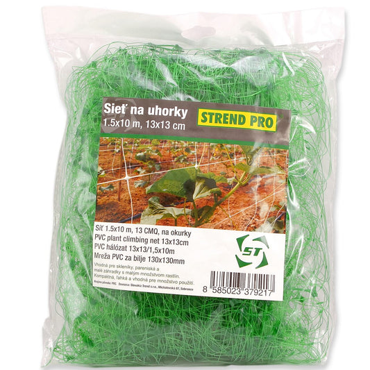 Plasa pvc, pentru urcarea plantelor in cultura castravetilor, 1.5x10 m