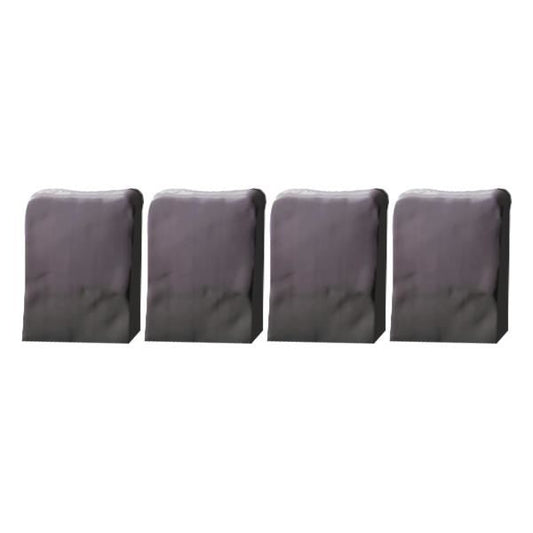 Bordura de gradina din plastic, imitatie de piatra, set 10 buc, 25x23 cm, Strend Pro
