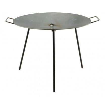 Disc pentru gratar, metalic, cu picioare si agatator, 40.5x32 cm, Perfect Home