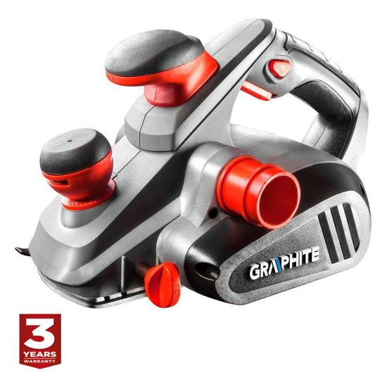 Rindea electrica compacta Graphite 59G678 pentru lemn, 850 W, 82 mm