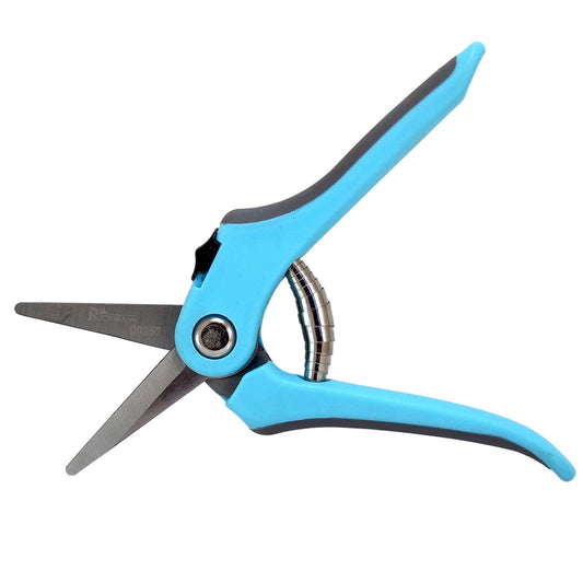 Foarfeca gradina pentru flori, tip bypass, varf acutit, 21 cm, Richmann