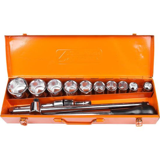 Set/trusa chei tubulare, 3/4", 14 piese, 22-50 mm, Richmann Exclusive