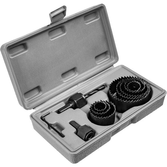 Carote pentru gips-carton, rigips, lemn, plastic, PVC, 19-64 mm, trusa 11 piese, RICHMANN