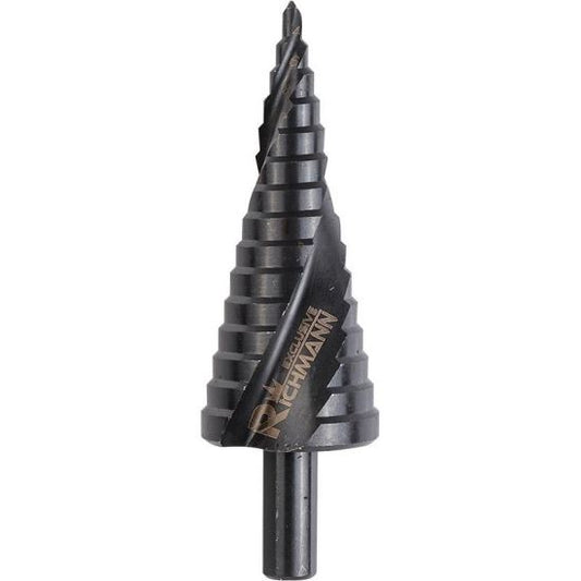 Burghiu pentru metal, in trepte, nitrura de titan, spiralat, 4-32 mm, Richmann Exclusive