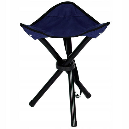 Scaun pliabil gradina, camping, pescuit, albastru, max 100 kg, 28x28x28 cm, Springos