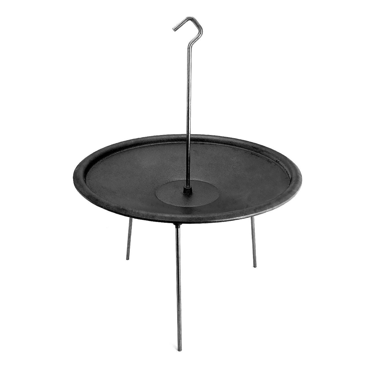 Disc pentru gratar, fonta, tip grill, cu picioare si agatator, 50 cm, Barbeque