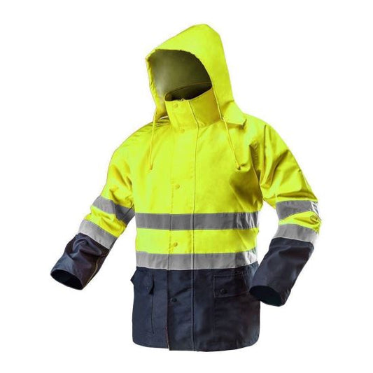 Geaca de lucru, poliester, impermeabila, galben, model Visibility, marimea S/48, NEO