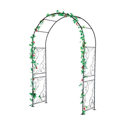 Arcada metalica, pergola, pentru gradina, 135x54x215 cm
