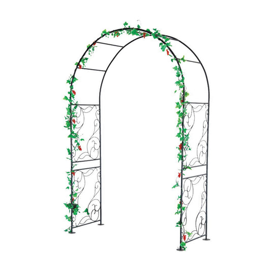 Arcada metalica, pergola, pentru gradina, 135x54x215 cm