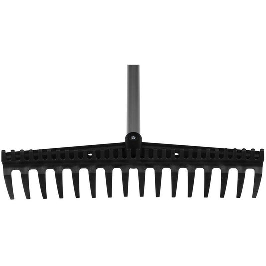 Grebla 16/32 dinti, coada telescopica aluminiu,45cmx115cm