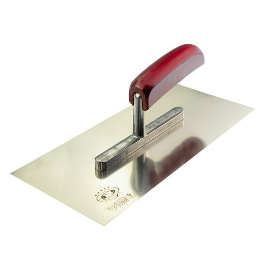 Gletiera inox, Standard, 28x13 cm x 0.7 mm, maner lemn, Olejnik