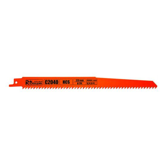 Panza, lama, fierastrau tip sabie, pentru lemn, HCS, 6 TPI, set 5 buc, 225 mm, Richmann Exclusive