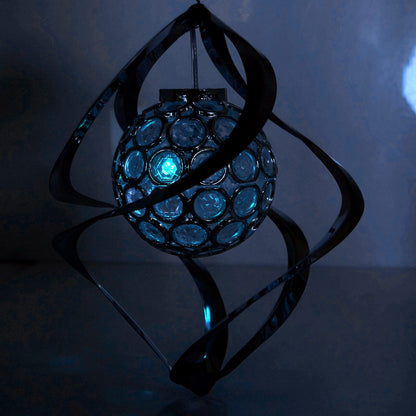 Lampa solara pentru gradina, 1 LED multicolor, 16 cm, Acamar