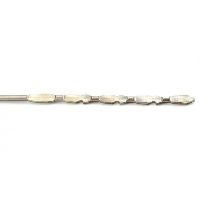 Tepuse frigarui, inox, maner lemn, 90 cm, Perfect Home