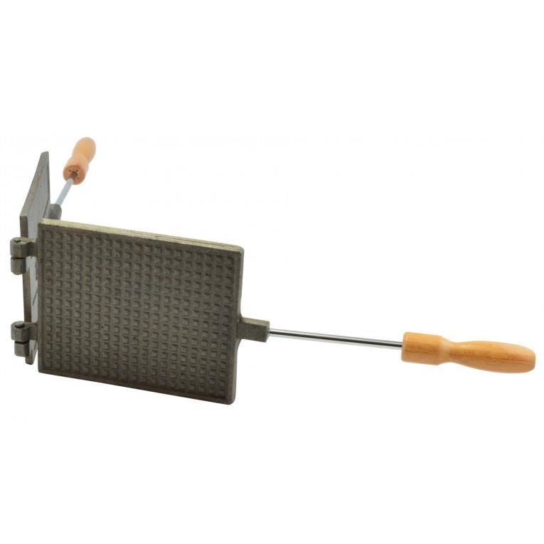 Prajitor wafe/saratele, fonta, cu maner, 16.3x13 cm, Perfect Home