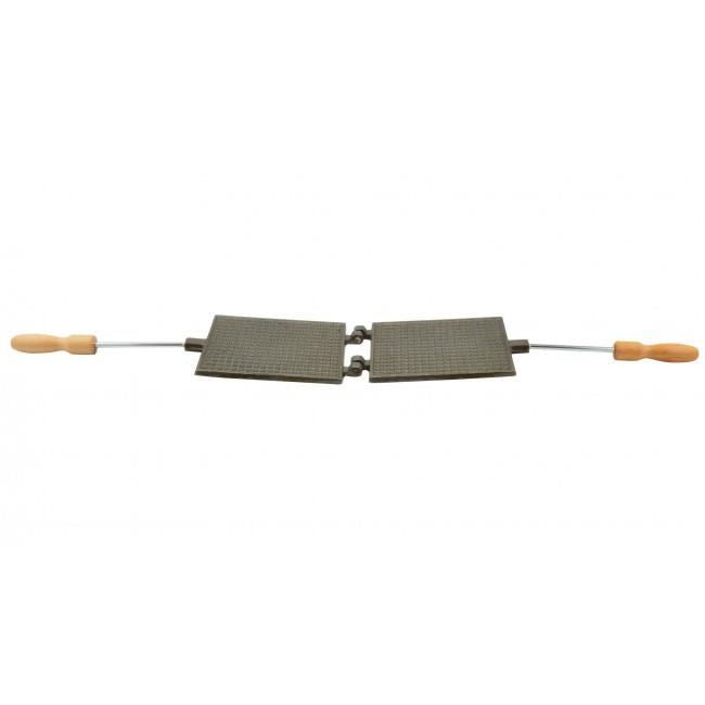 Prajitor wafe/saratele, fonta, cu maner, 16.3x13 cm, Perfect Home