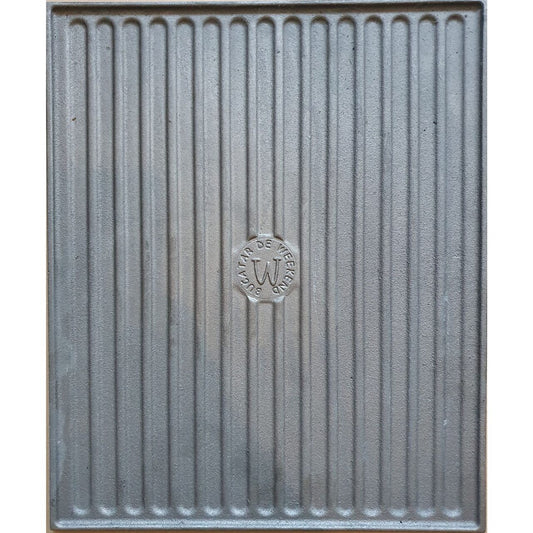 Placa gratar, fonta, dreptunghiulara, 2 fete, 40x33 cm, Grill Chef