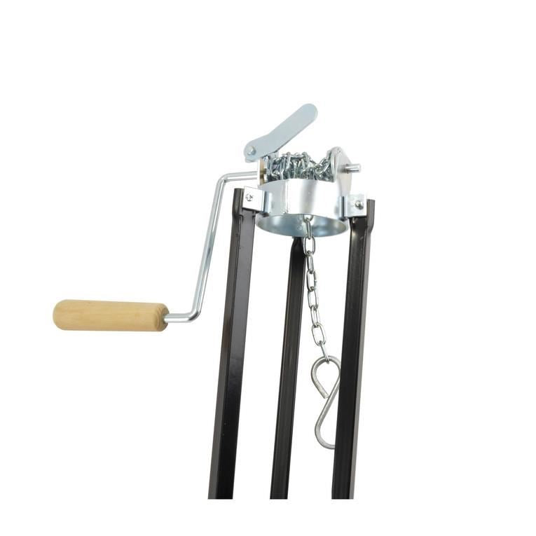 Trepied ceaun, extensibil, inaltime reglabila, cu maner, 100/180 cm, Perfect Home