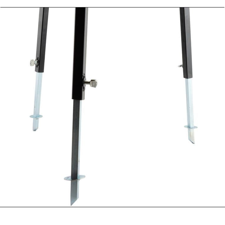 Trepied ceaun, extensibil, inaltime reglabila, cu maner, 100/180 cm, Perfect Home