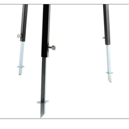 Trepied ceaun, extensibil, inaltime reglabila, cu maner, 100/180 cm, Perfect Home