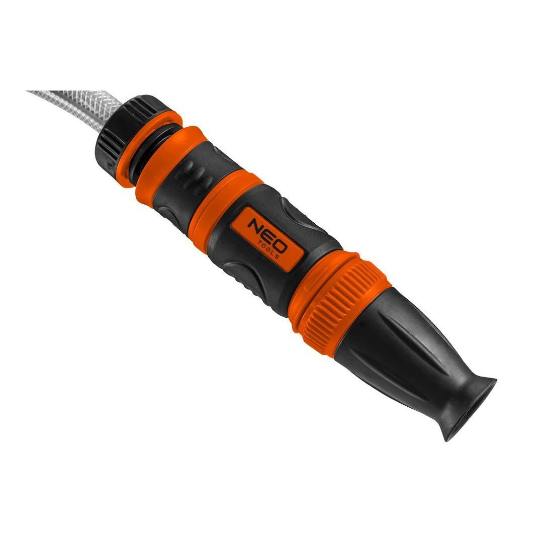 Furtun cu tambur/rola pentru gradina, retractabil/automat, pentru perete, 1/2", 20 m, NEO