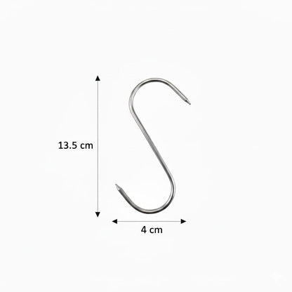 Set 5 carlige pentru sunca, inox, Perfect Home