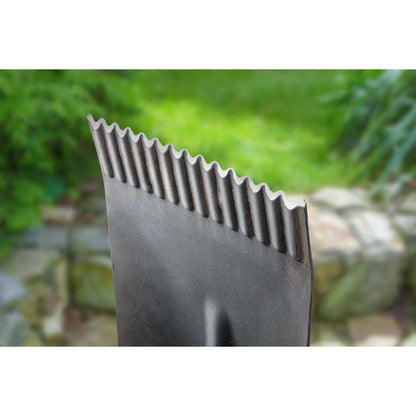 Harlet, cazma, drept, cu coada lemn, zimtat, 17.5x28 cm, 115 cm, Verto