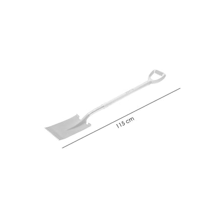 Harlet, cazma, drept, cu coada lemn, zimtat, 17.5x28 cm, 115 cm, Verto