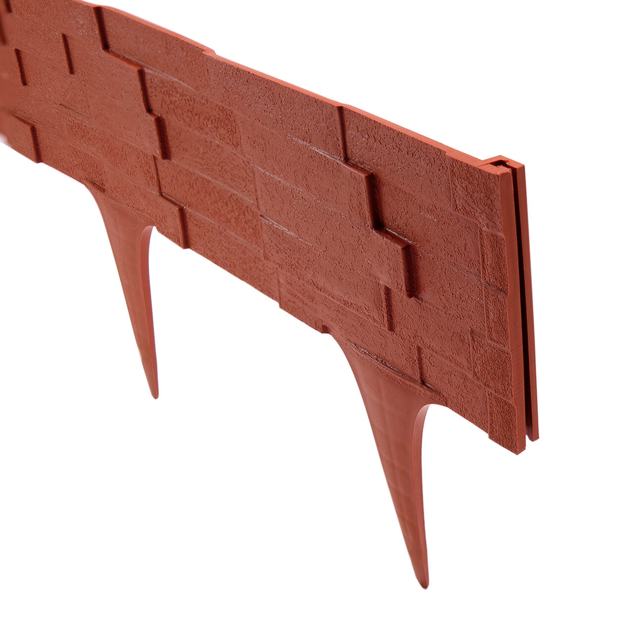 Palisada/bordura pentru gradina, plastic flexibil, set 3 buc, 79x9.5/20 cm, 2.37 m