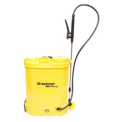 Pulverizator gradina, pompa de stropit, vermorel, Breckner Germany, electric, pentru spate, cu acumulator 8 Ah, 16 L