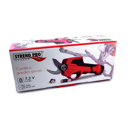 Foarfeca electrica de gradina, cu acumulator, 1.5 Ah, 7.2 V, Strend Pro