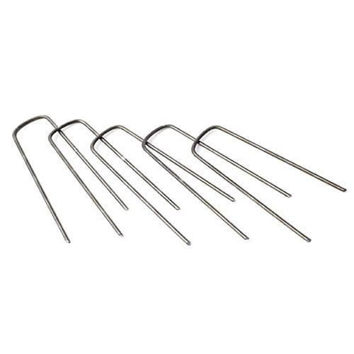 Cui tip U, fixare folii, furtune, set 10 buc, 4 mm x 15 cm