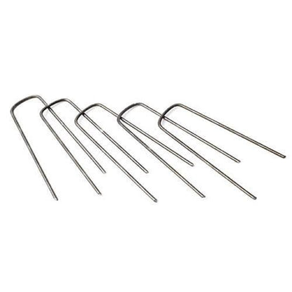 Cui tip U, fixare folii, furtune, set 10 buc, 4 mm x 15 cm