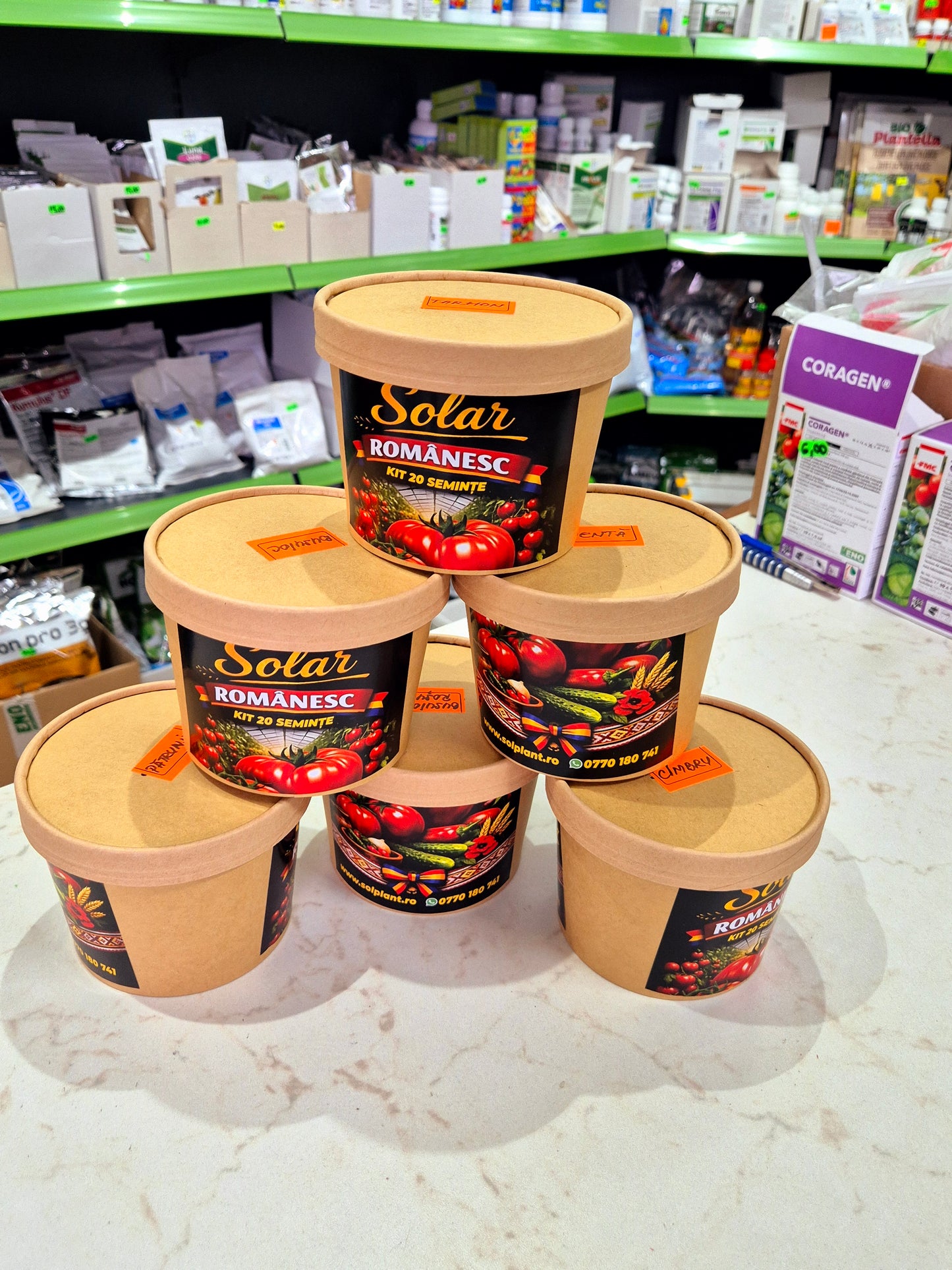 Kit Plantare – Ghiveci + Semințe (Gata de Cultivat) |