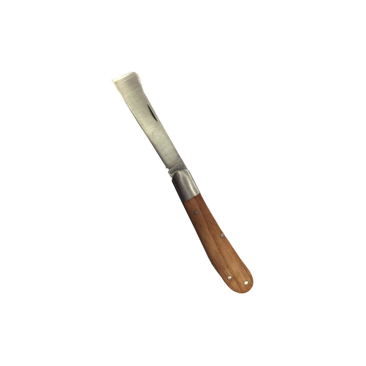 Cutit pentru altoit, varf plat, lama 10 cm