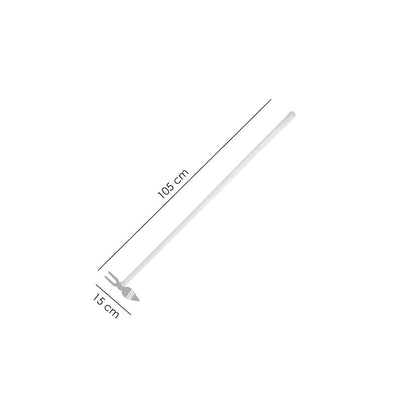 Sapaliga, forjata, cu coada lemn, 2 dinti, 300 g, 120 cm
