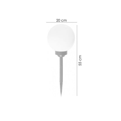 Lampa solara pentru gradina, LED, 20x55 cm, Birdun