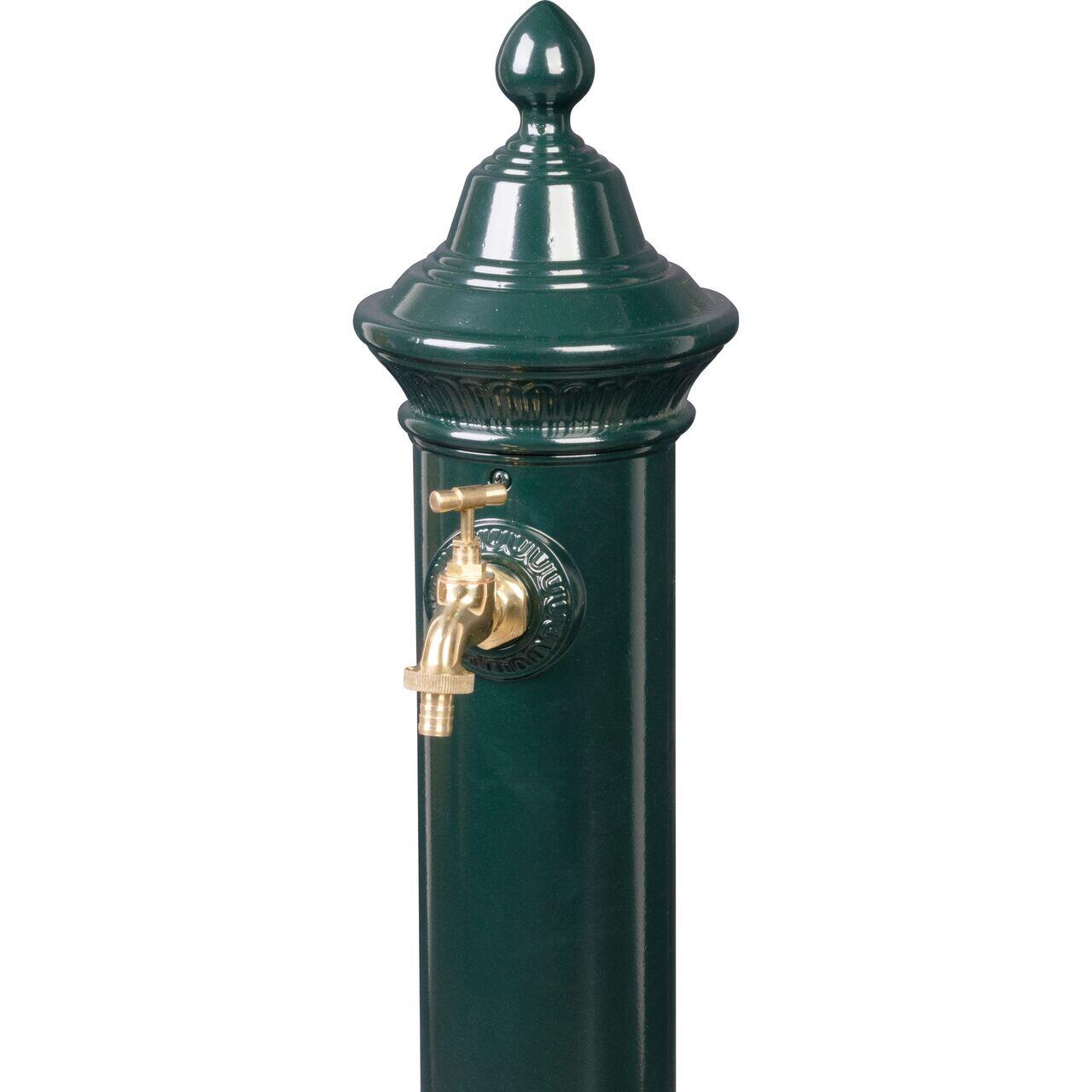 Masca robinet de gradina, aluminiu, verde, 29x25x74 cm, Strend Pro