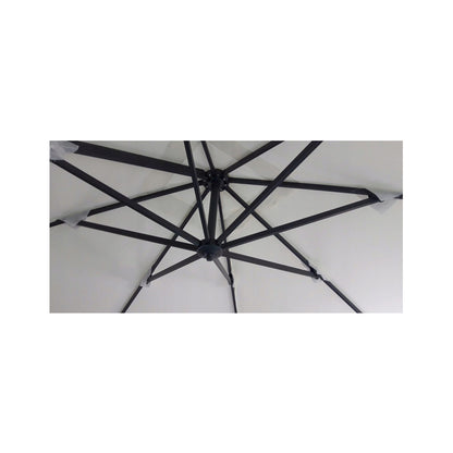 Umbrela gradina/terasa, cu articulatie, gri, 250x250 cm, Roma