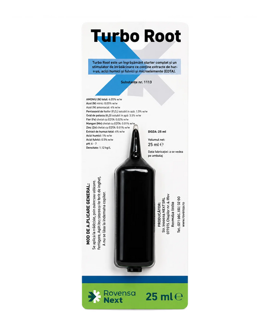 Turbo Root - Biostimulator Radicular si Ingrasamant Starter NPK – Cereale, Legume, Vita de Vie