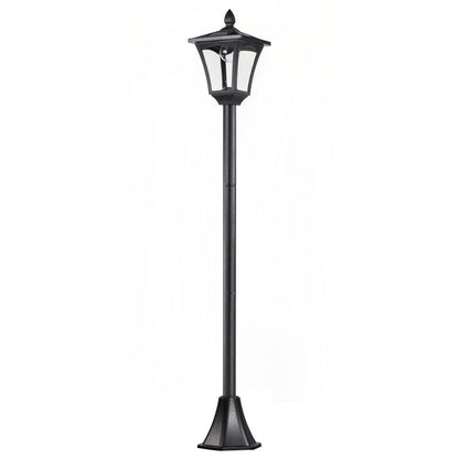 Lampa solara tip felinar pentru gradina, 1 LED, 18x18x160 cm