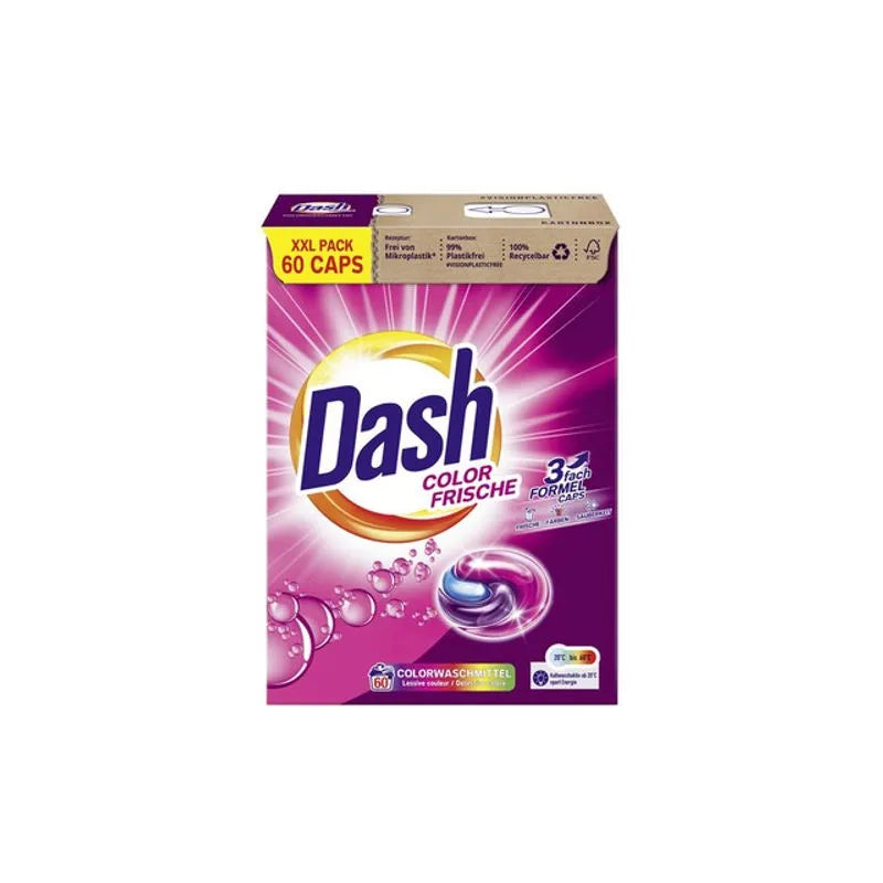 DASH DETERGENT CAPSULE 60BUC COLOR FRISCHE