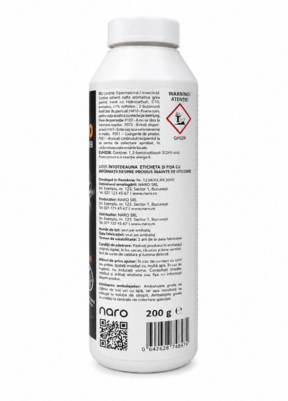 Naro Puff Dust C - Insecticid Pulbere cu Dubla Substanta Activa - Viespi, Gandaci, Paianjeni