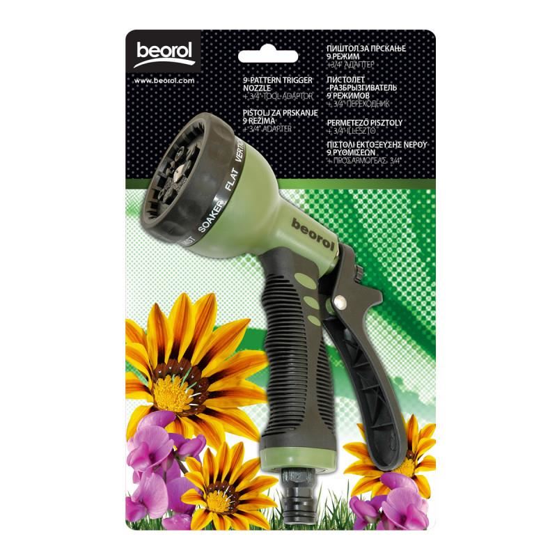 Pistol stropit gradina, tip dus, 9 moduri, Beorol