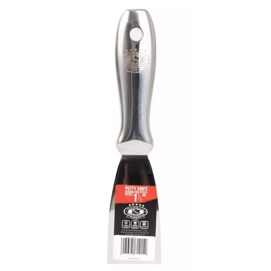Spaclu inox monobloc, maner metalic, 4 cm, Olejnik