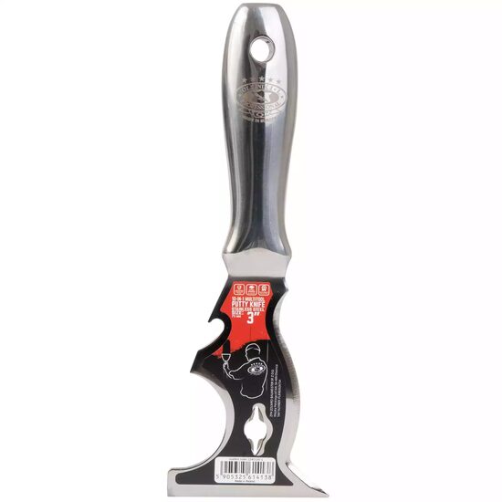 Razuitor inox, maner metalic, multifunctional, 8 cm, Olejnik