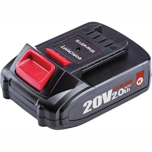 Acumulator 20 V, 2 Ah Li-ion, incarcare rapida, Worcraft
