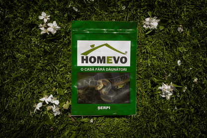 HOMEVO SERPI 750G - Repelent Granulat cu Camfor si Bentonita - Gradini, Curti, Ferme - Nu Lasă Reziduuri în Sol