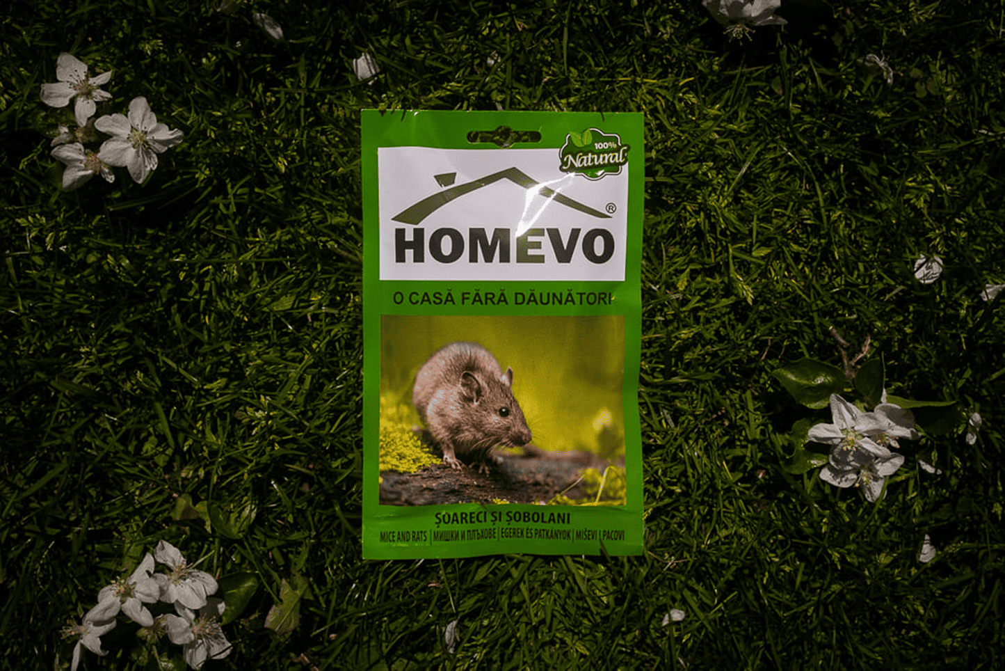 HOMEVO SOARECI SOBOLANI 70G Produs Natural - Alunga Fara sa Omoare - Bicarbonat si Atractant Parmezan